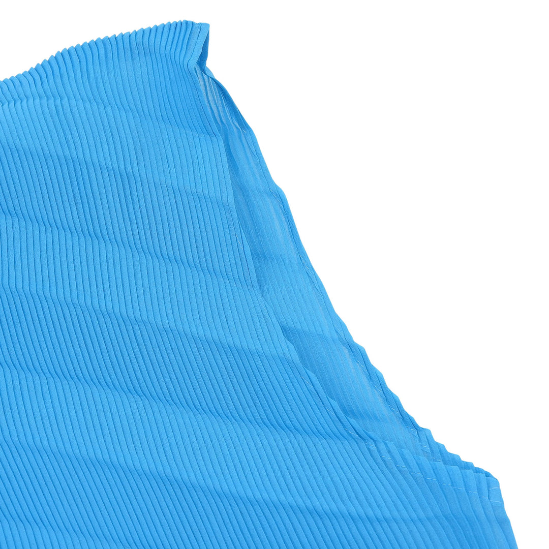 Excellent me ISSEY MIYAKE T-shirt Sleeveless Pleated blue Women MI51FR382