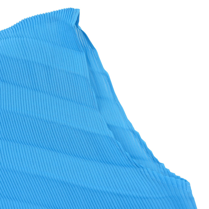 Excellent me ISSEY MIYAKE T-shirt Sleeveless Pleated blue Women MI51FR382