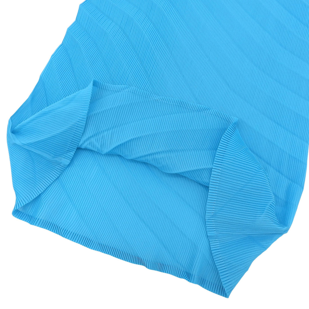 Excellent me ISSEY MIYAKE T-shirt Sleeveless Pleated blue Women MI51FR382