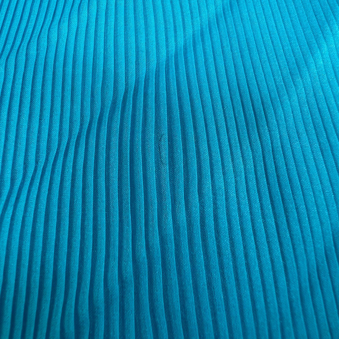 Excellent me ISSEY MIYAKE T-shirt Sleeveless Pleated blue Women MI51FR382