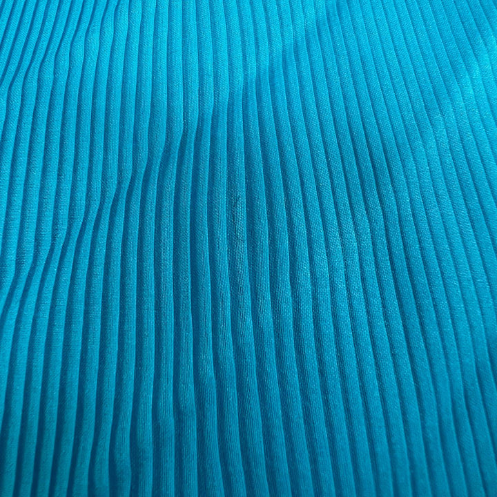 Excellent me ISSEY MIYAKE T-shirt Sleeveless Pleated blue Women MI51FR382