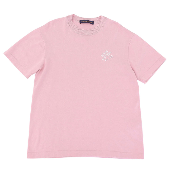 Excellent LOUIS VUITTON Short sleeve knit pink cotton mens S