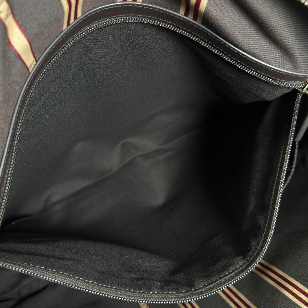 Great BALLY Tote Bag TAPRUS Logo-engraved Trainspotting stripe briefcase mens