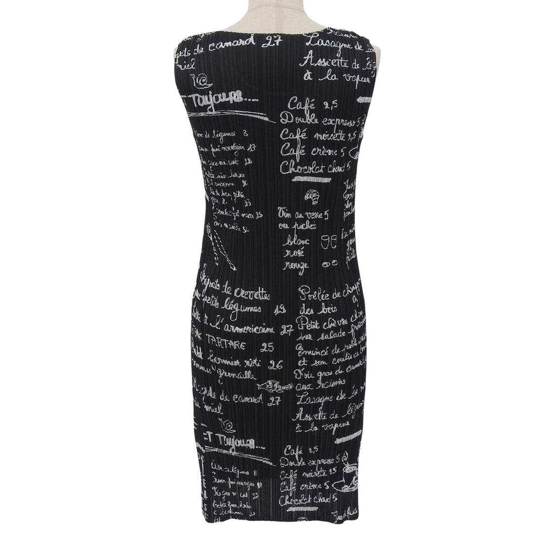 Excellent PLEATS PLEASE one piece Sleeveless black polyester Women 3 PP41-JK694