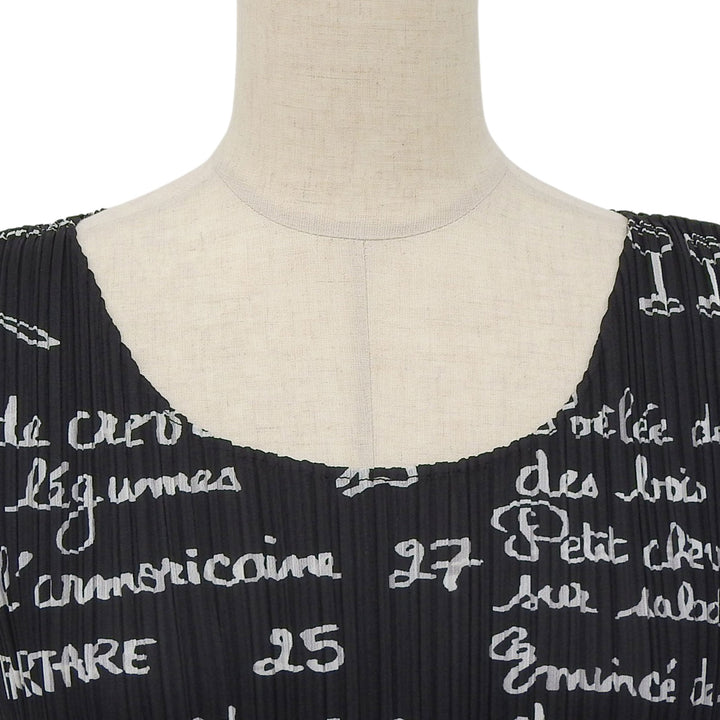 Excellent PLEATS PLEASE one piece Sleeveless black polyester Women 3 PP41-JK694