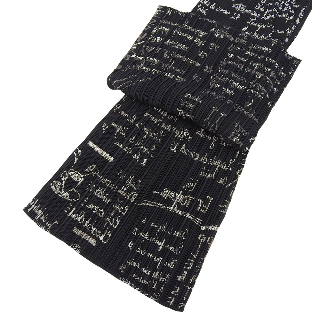 Excellent PLEATS PLEASE one piece Sleeveless black polyester Women 3 PP41-JK694