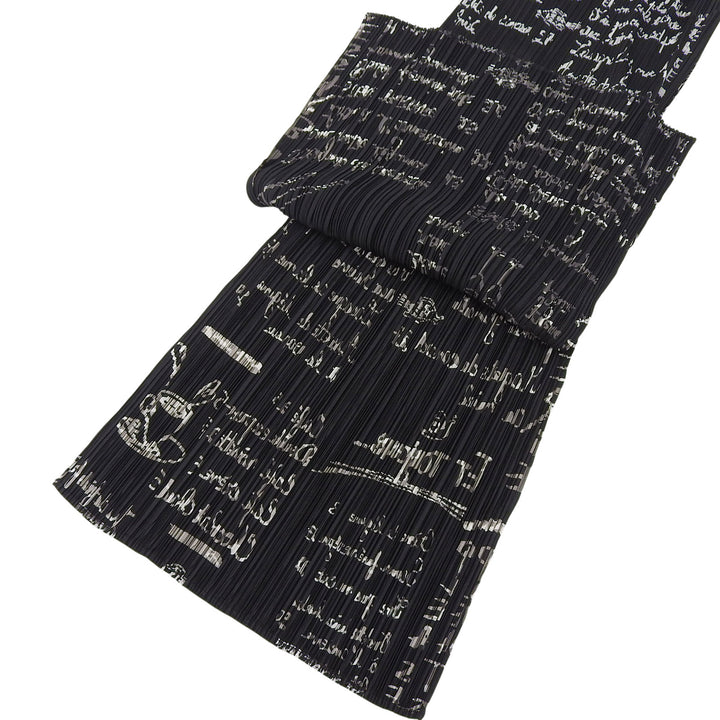 Excellent PLEATS PLEASE one piece Sleeveless black polyester Women 3 PP41-JK694
