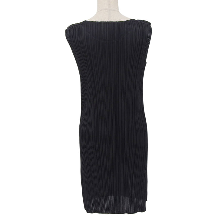 Excellent PLEATS PLEASE one piece Sleeveless black polyester Women 3 PP53-JK743