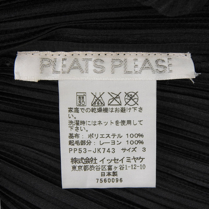 Excellent PLEATS PLEASE one piece Sleeveless black polyester Women 3 PP53-JK743