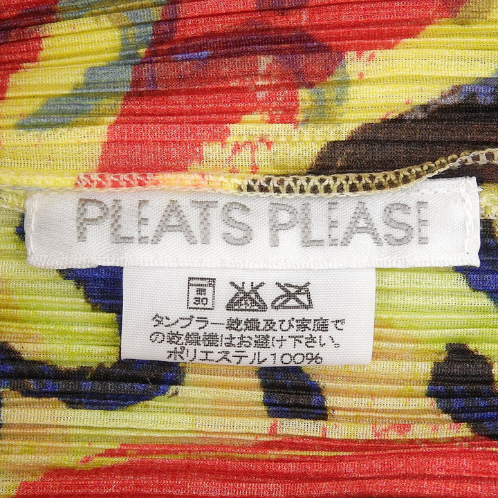 Excellent PLEATS PLEASE one piece Multi polyester Women 4 PP12-JK412