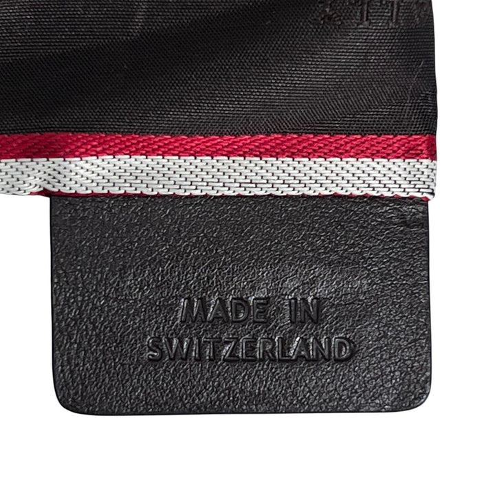 Great BALLY Shoulder Bag TAISTINO Trainspotting Dark brown Calf leather mens