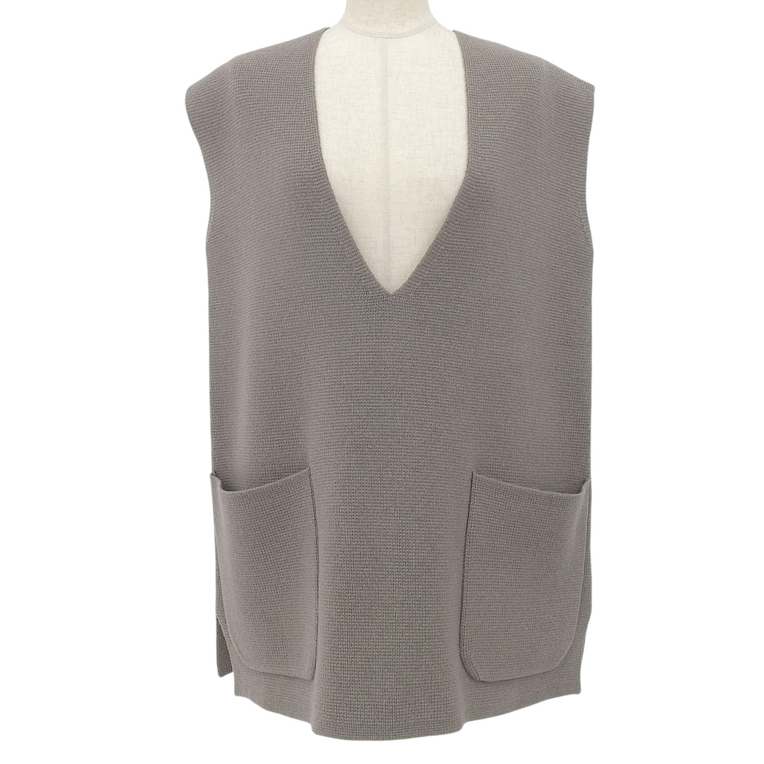 Excellent DRAWER Best V-neck knit Gurege wool Women 6518-105-0497