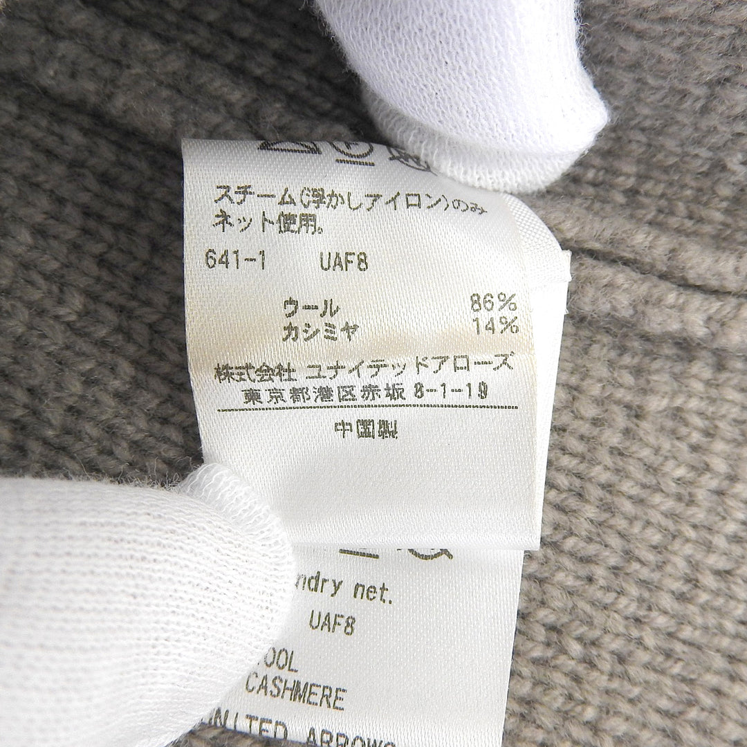 Excellent DRAWER Best V-neck knit Gurege wool Women 6518-105-0497