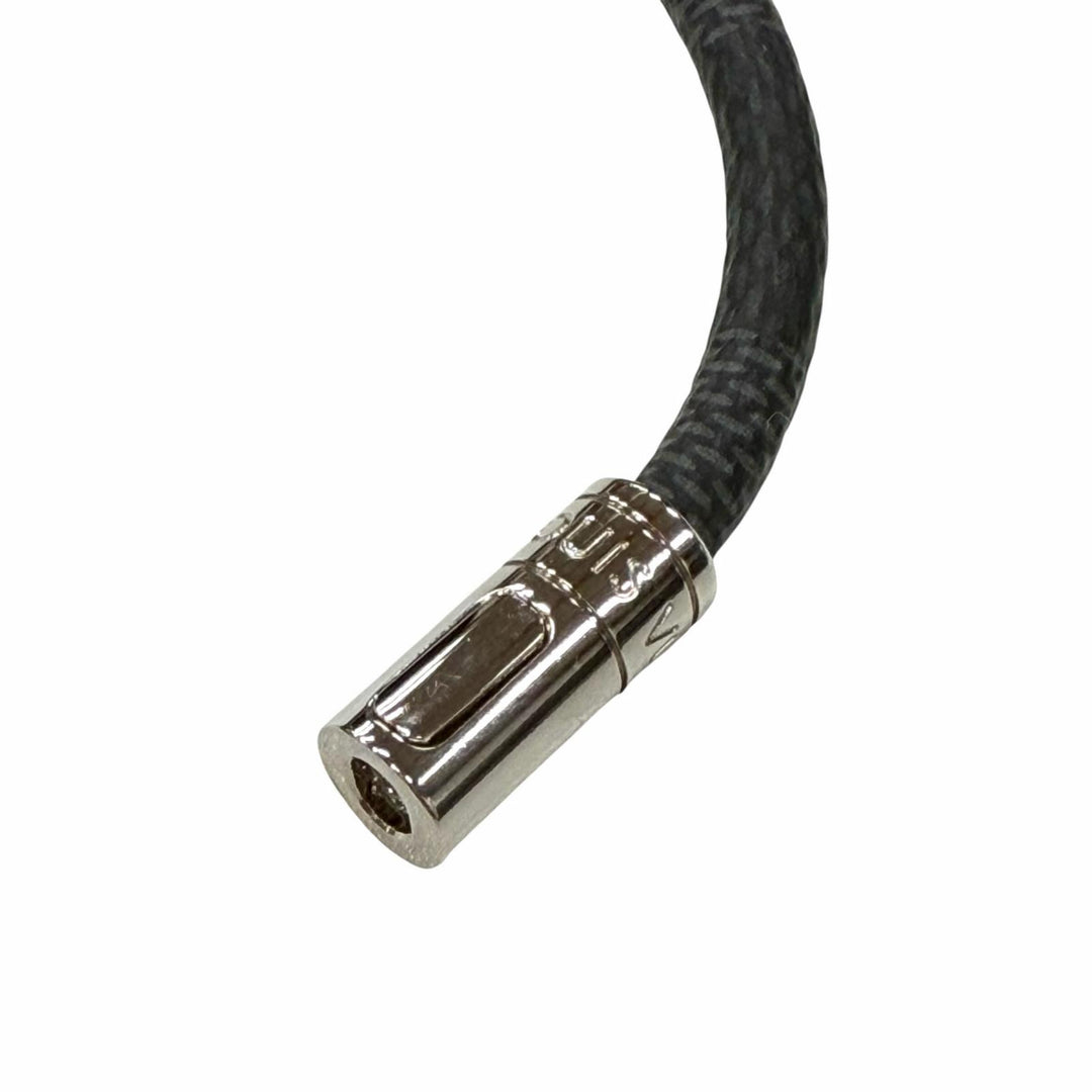 Great LOUIS VUITTON bracelet Damier Graphite Bracelet Keep It Bangle M6609E
