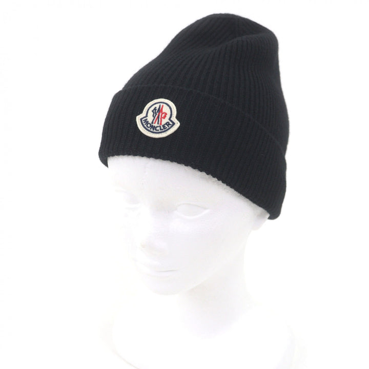 Excellent MONCLER Knit cap BERRETTO TRICOT Logo patch knit hat beanie