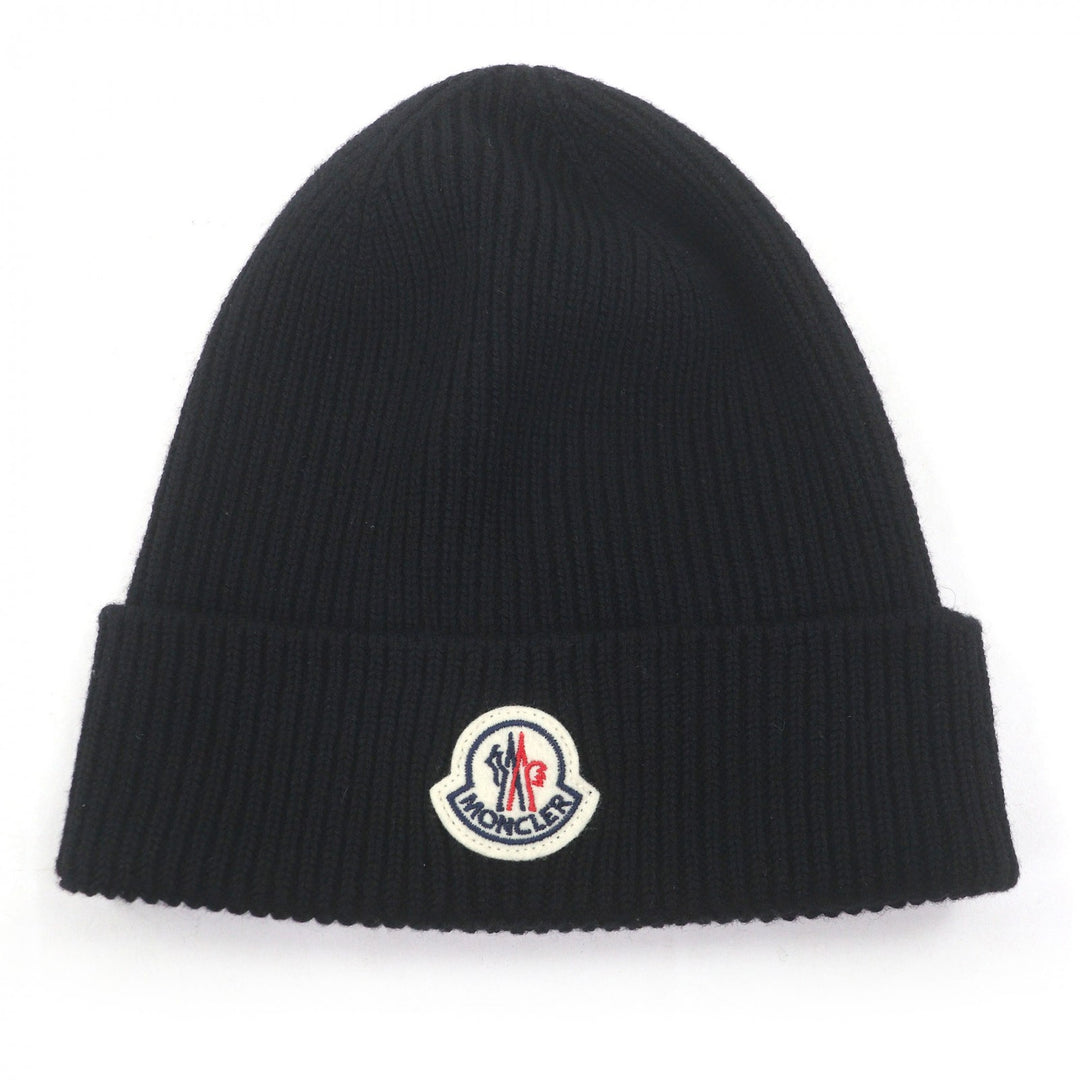 Excellent MONCLER Knit cap BERRETTO TRICOT Logo patch knit hat beanie