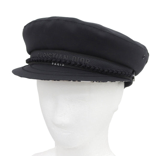 Excellent Christian Dior Casquette Oblique lining black Women 35DTR920G130