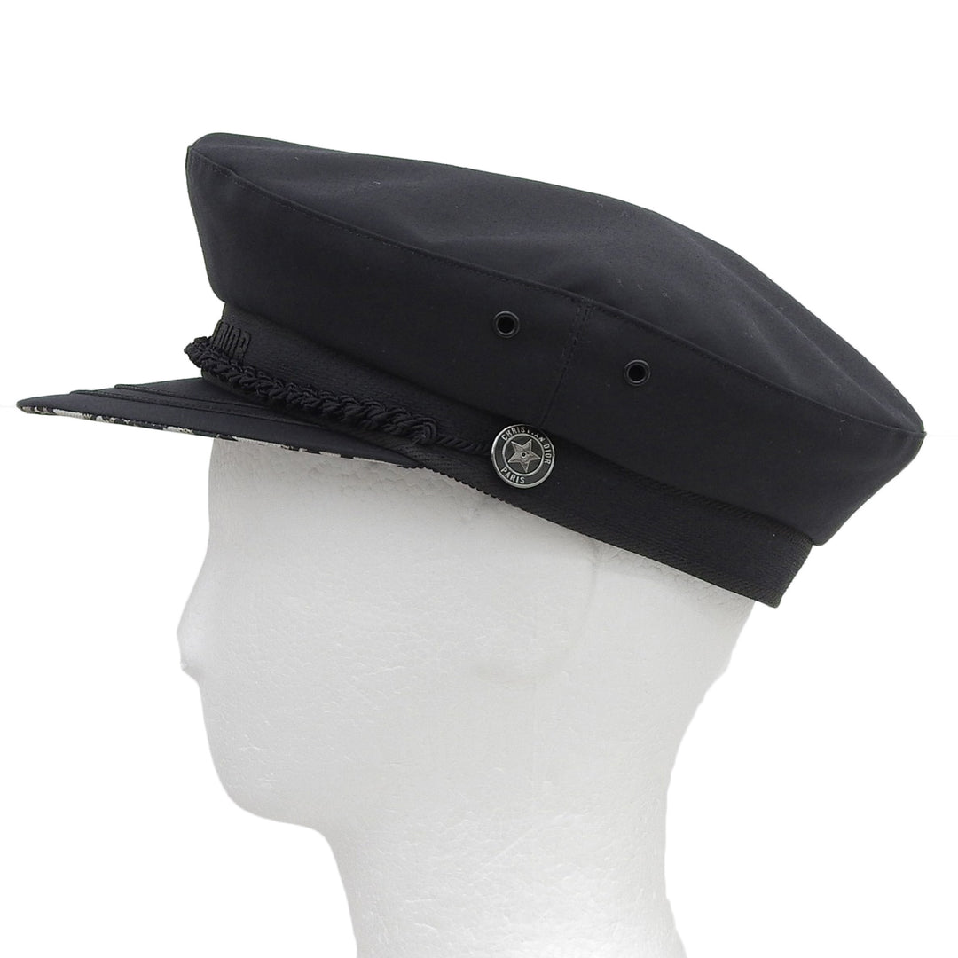 Excellent Christian Dior Casquette Oblique lining black Women 35DTR920G130