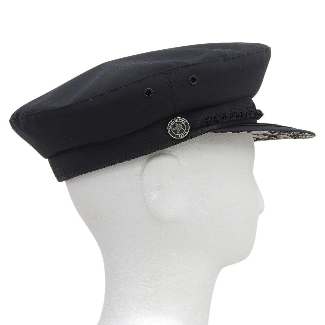 Excellent Christian Dior Casquette Oblique lining black Women 35DTR920G130