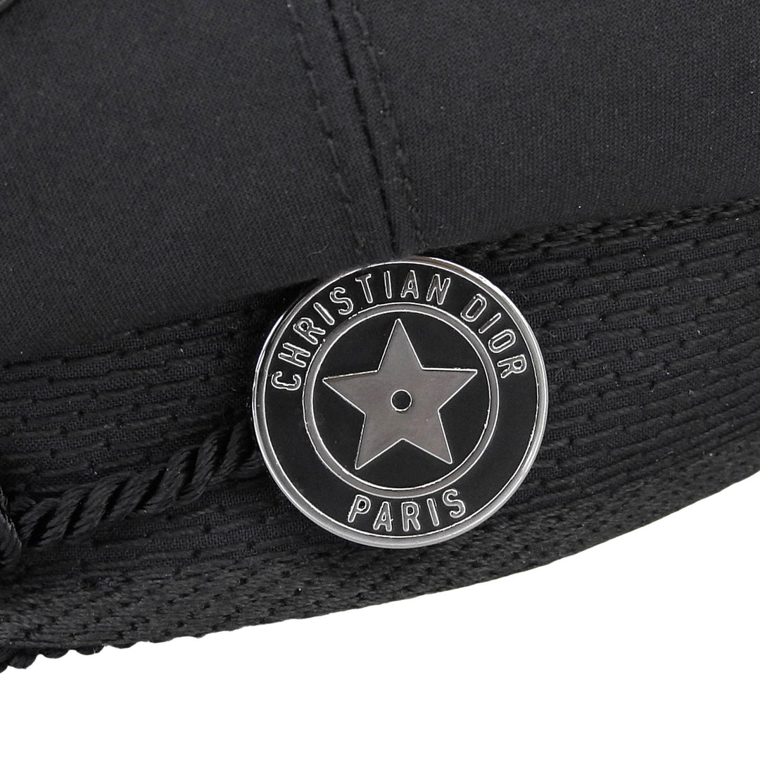 Excellent Christian Dior Casquette Oblique lining black Women 35DTR920G130