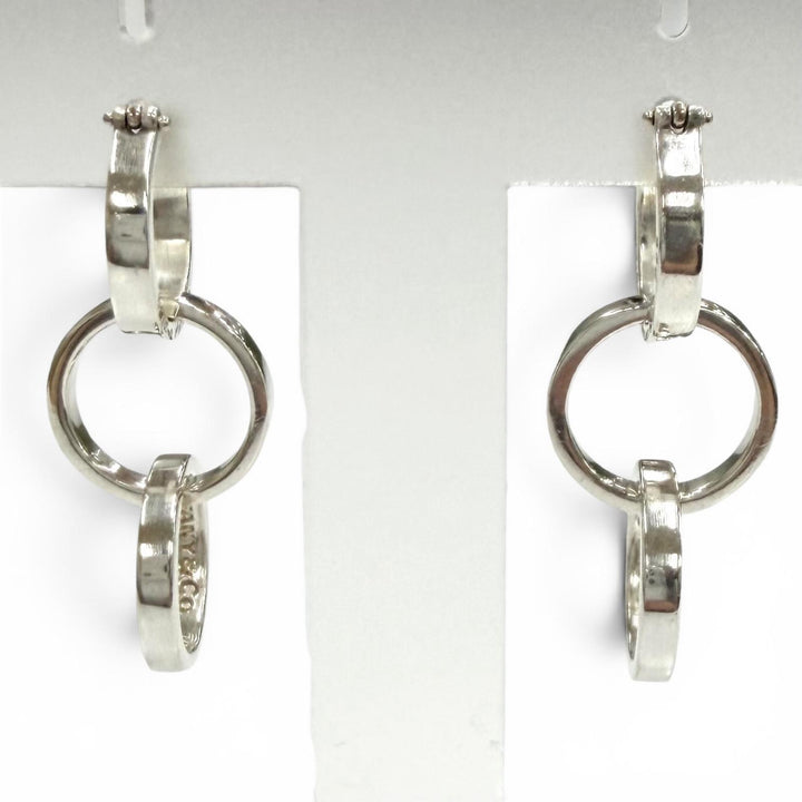 Excellent TIFFANY&Co. Pierce 1982 Parma Picasso Triple Hoop Interlocking 925