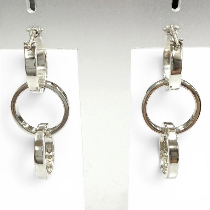 Excellent TIFFANY&Co. Pierce 1982 Parma Picasso Triple Hoop Interlocking 925