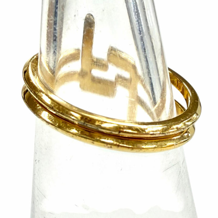 Great FENDI Ring FF Ring gold Women M