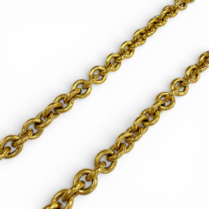 Excellent CHANEL Necklace 1994 gold Women 94P