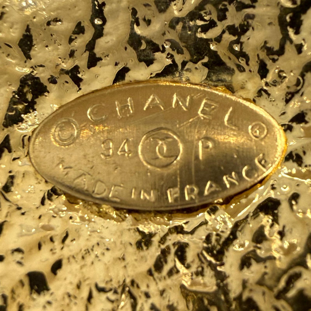 Excellent CHANEL Necklace 1994 gold Women 94P