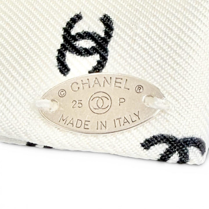 Excellent CHANEL Valletta Mini COCO Mark Pattern Ribbon Barrette AAA821