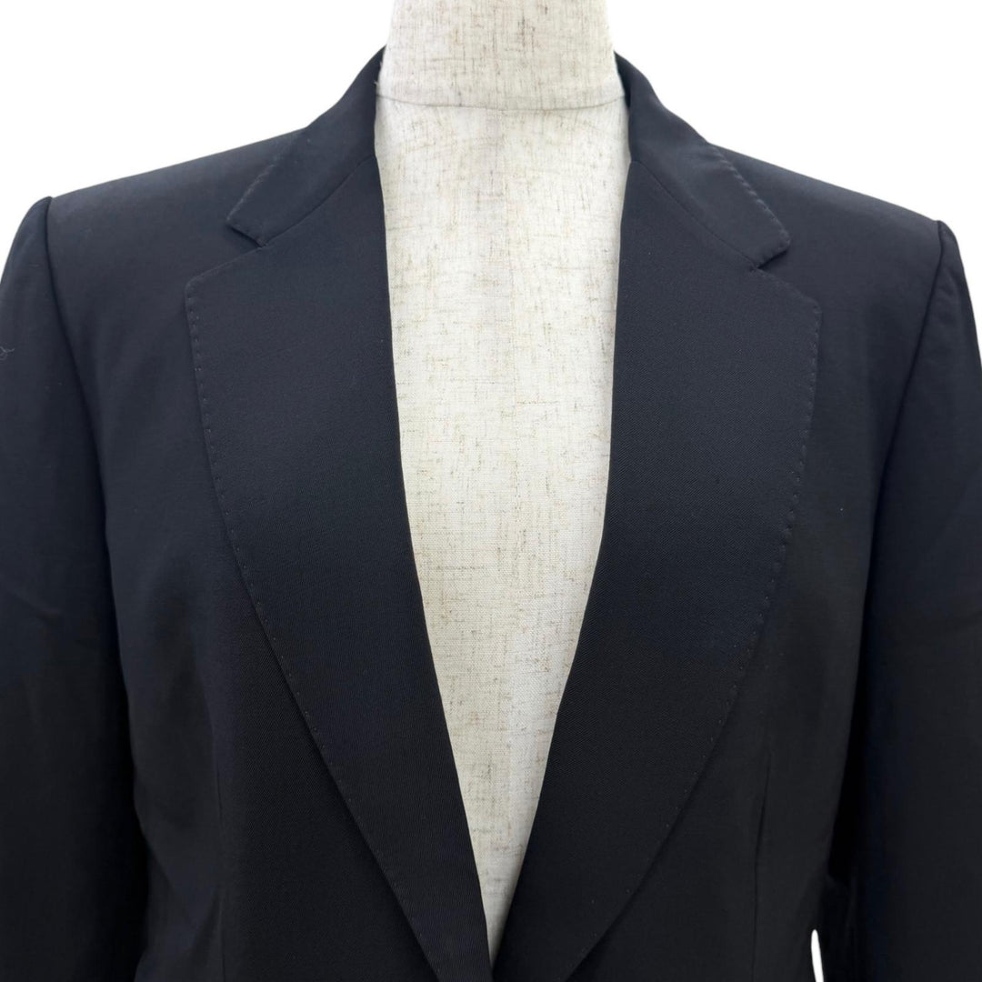 Great GUCCI tailored jacket Tom Ford era, using lambskin leather black hair