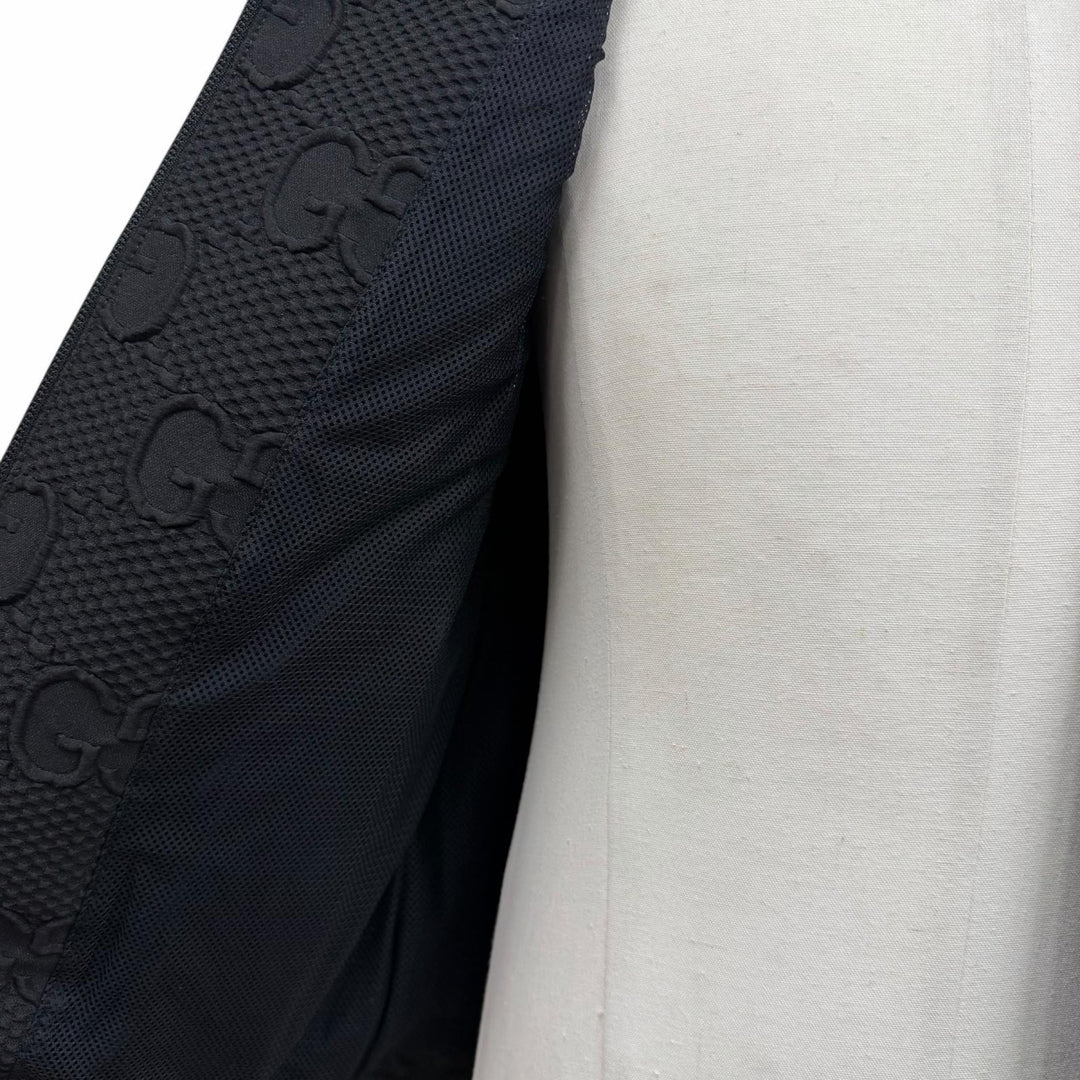 Excellent GUCCI Jacket black polyester mens S 724491
