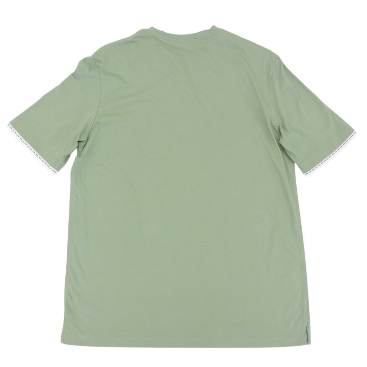 Great HERMES Short sleeve T-shirt Saddle stitch design green cotton mens M