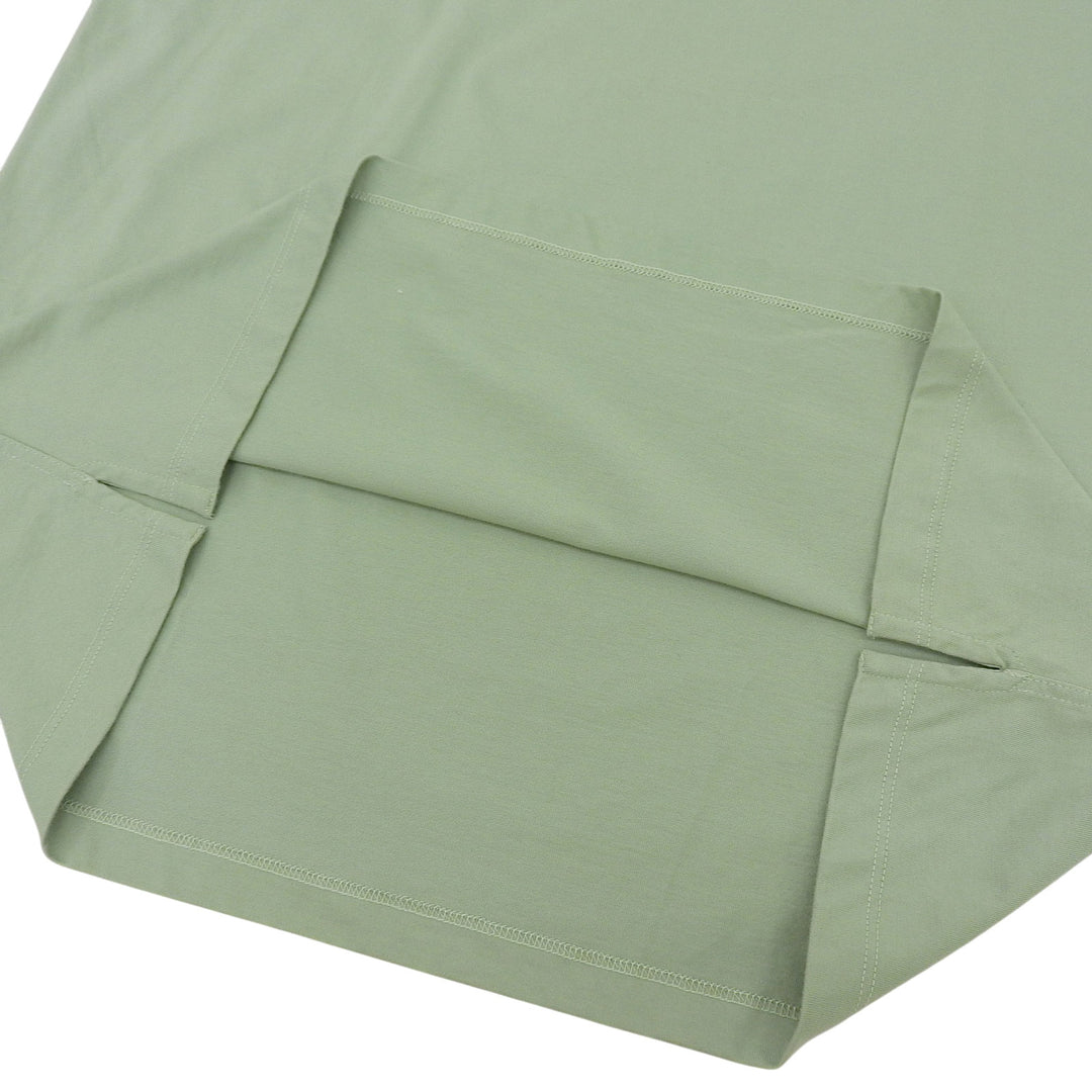Great HERMES Short sleeve T-shirt Saddle stitch design green cotton mens M