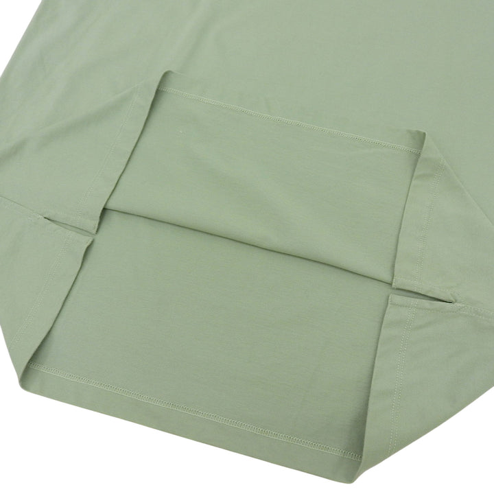 Great HERMES Short sleeve T-shirt Saddle stitch design green cotton mens M