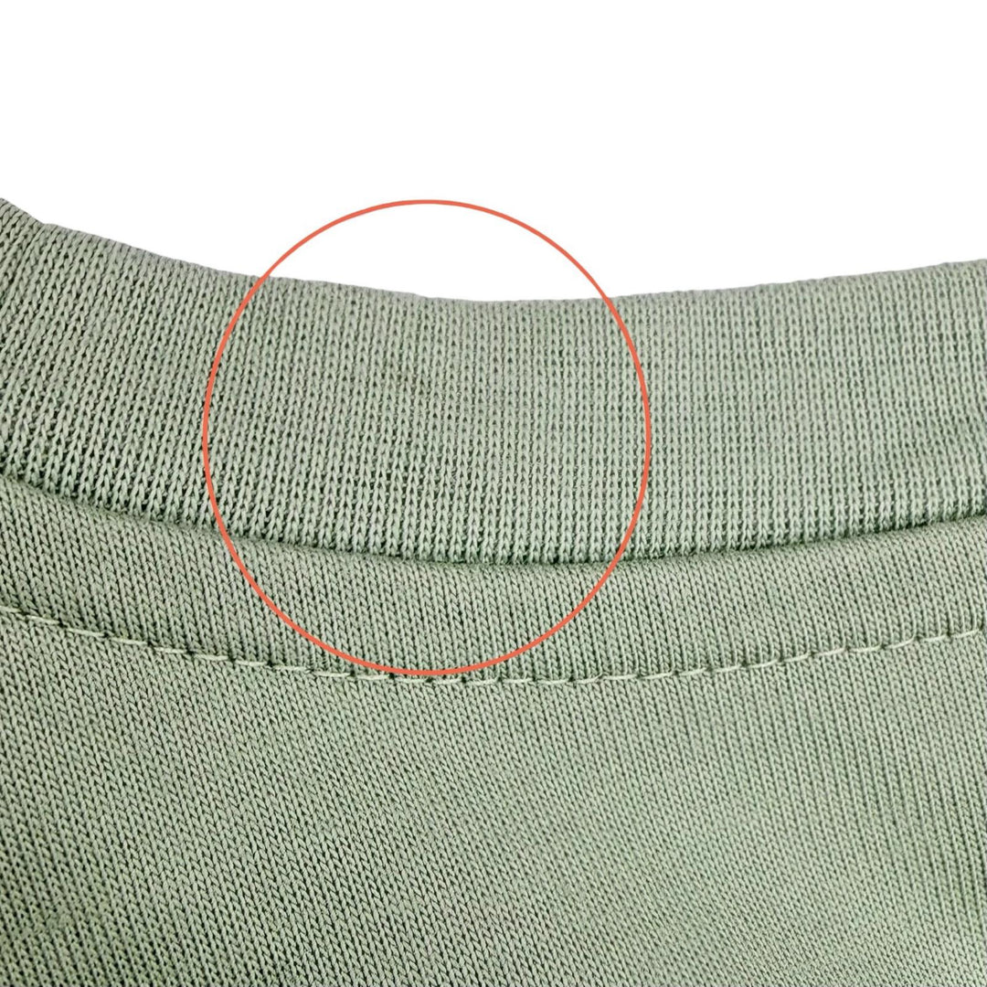 Great HERMES Short sleeve T-shirt Saddle stitch design green cotton mens M