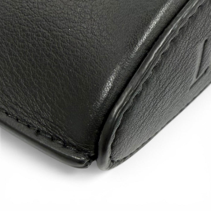 Excellent LOEWE Shoulder Bag Dice Pocket Anagram black Classic calf C630R12X01