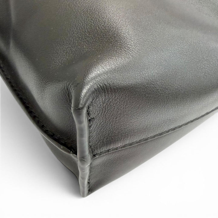 Great LOEWE Shoulder Bag FLAMENCO CLUTCH MINI Napa calfskin black A411FC2X73