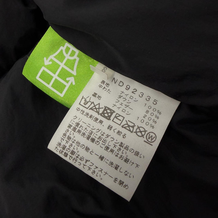 Great THE NORTH FACE Down jacket Nuptse Jacket black Nylon mens M ND92335