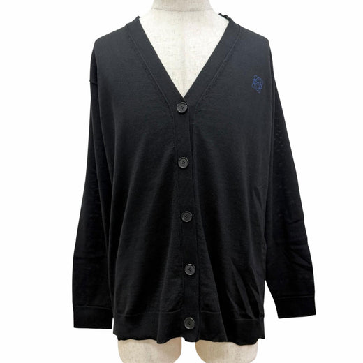 Pristine LOEWE cardigan Anagram logo embroidery, lightweight knit