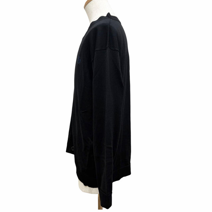 Pristine LOEWE cardigan Anagram logo embroidery, lightweight knit