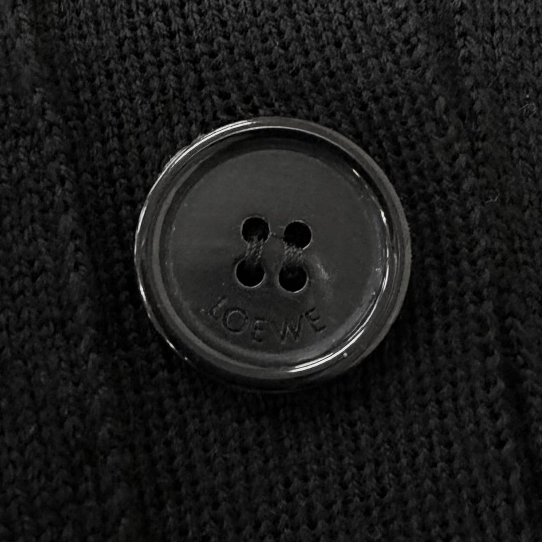 Pristine LOEWE cardigan Anagram logo embroidery, lightweight knit