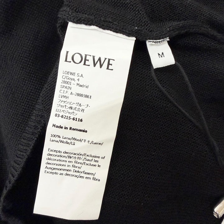 Pristine LOEWE cardigan Anagram logo embroidery, lightweight knit