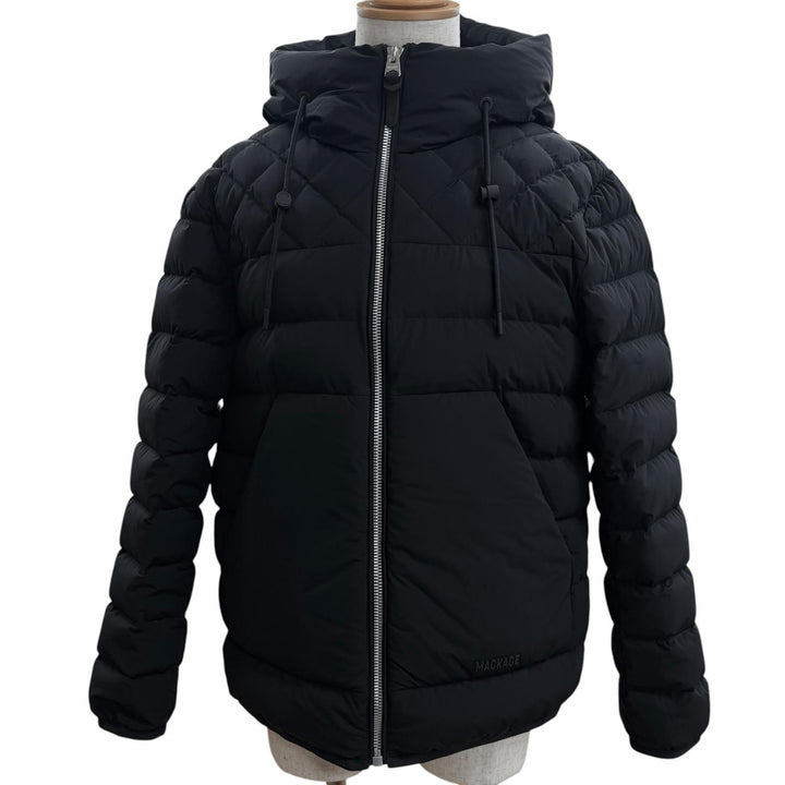 Excellent MACKAGE Down jacket BERGEN Hooded black Nylon mens 40