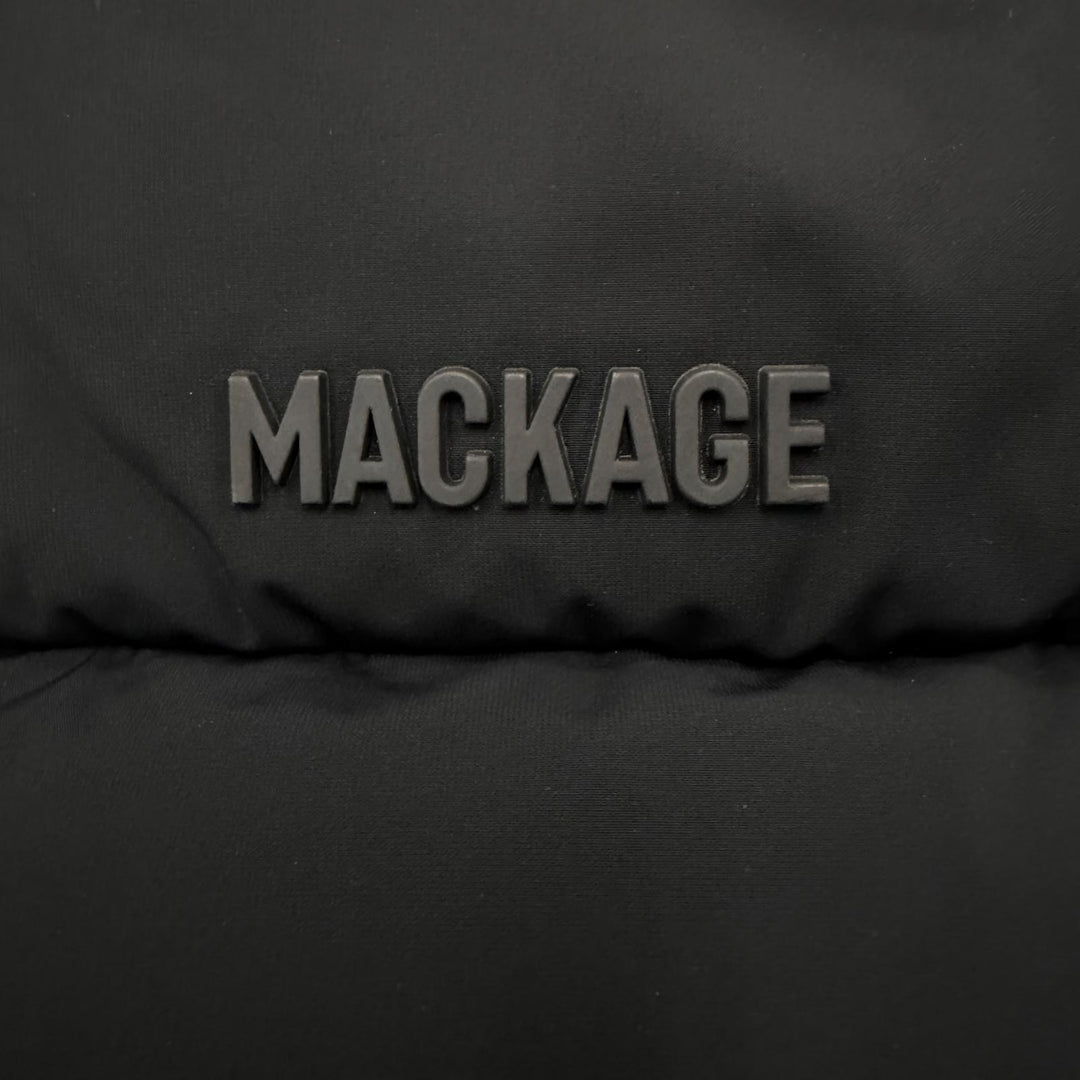 Excellent MACKAGE Down jacket BERGEN Hooded black Nylon mens 40