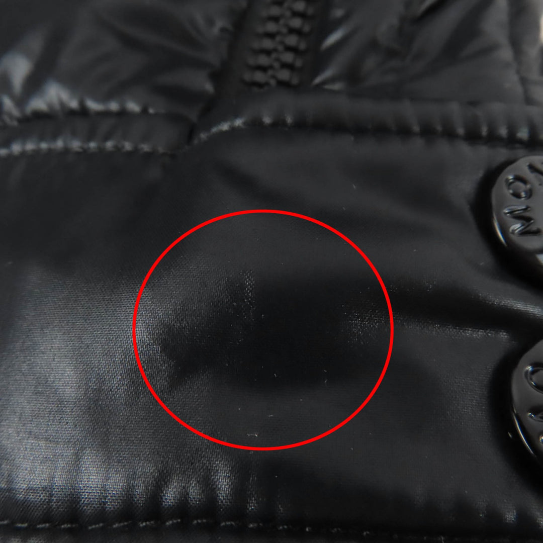 Great MONCLER Down jacket SANGATTE With logo patch black Nylon Women 3