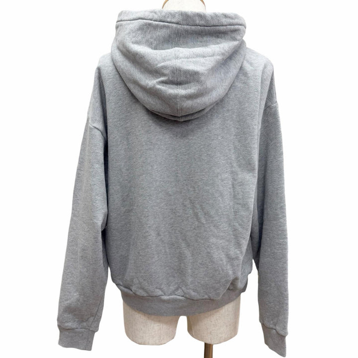 Discounted Great GUCCI hoodie Logo print pullover gray cotton