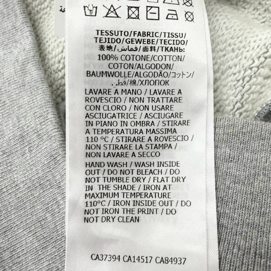 Discounted Great GUCCI hoodie Logo print pullover gray cotton