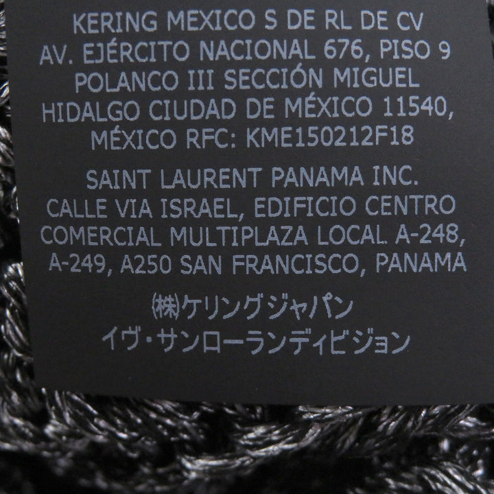 Excellent SAINT LAURENT PARIS sweater Cable knit turtleneck sweater