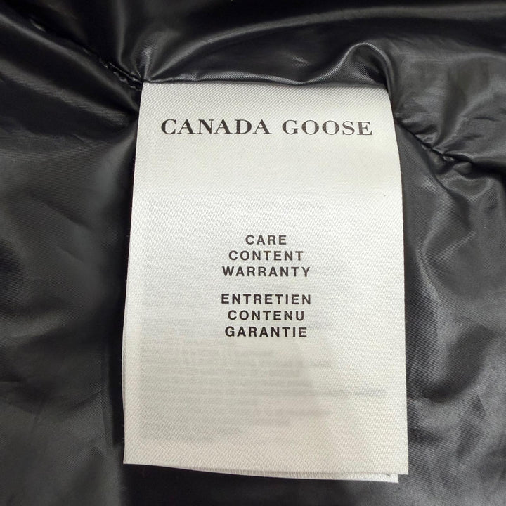 Great CANADA GOOSE Down vest RAYLA VEST Belt and hood included black XS 8813W